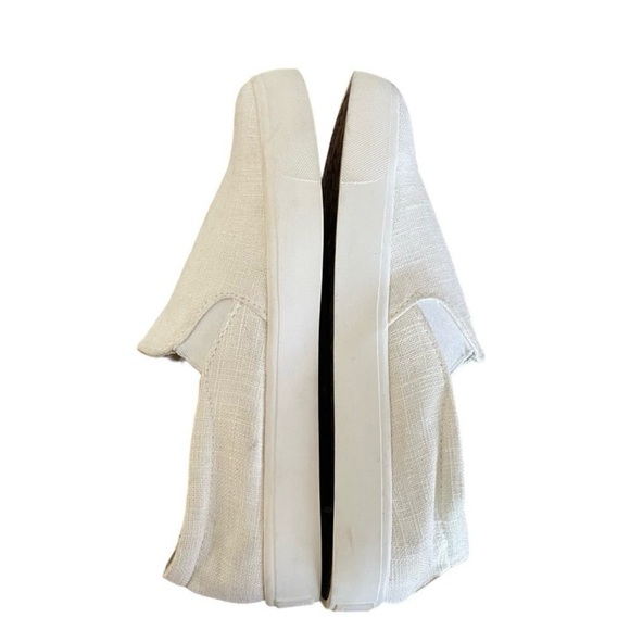 Revitalign Ivory Linen boardwalk canvas slip ons - Picture 7 of 9